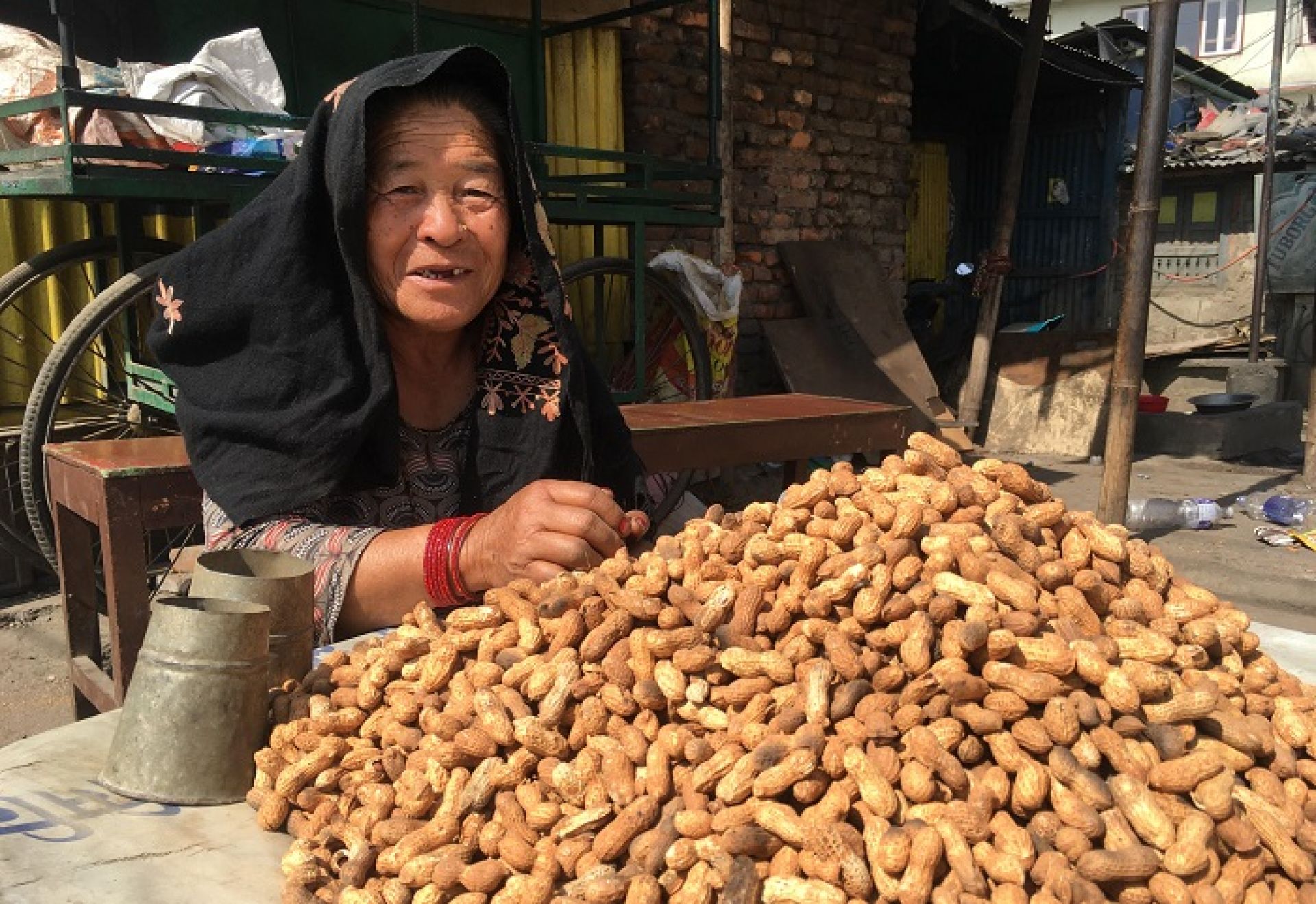 जाँगरले भरिएका पाखुराहरु